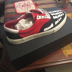 Amiri skeleton slip ons